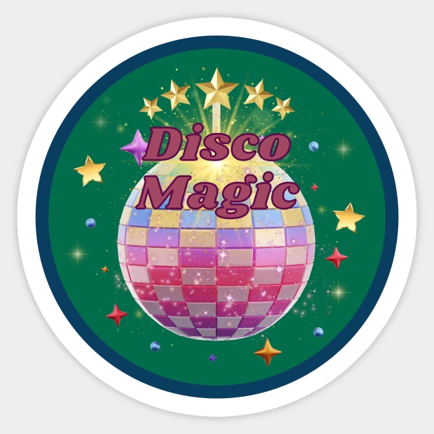 Disco Magic | Party, Music & Celebration Sticker by Magical Elegant Beauty